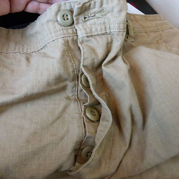 Artform Ripstop Cargo Pants Mens XL 40X30 Khaki Fatigue Button Fly Skate Rothco - Picture 6 of 14